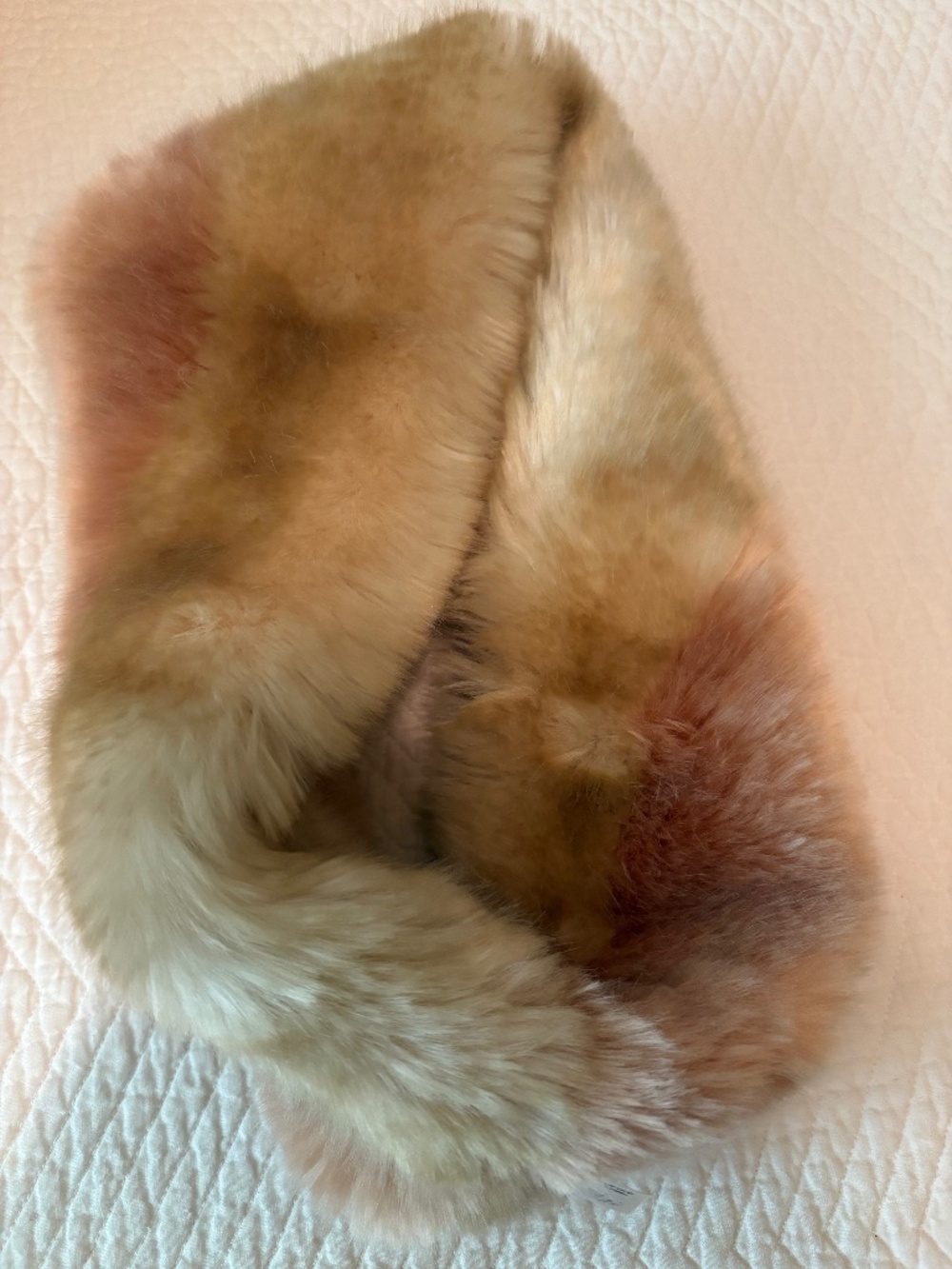 Anthropology faux fur neck wrap